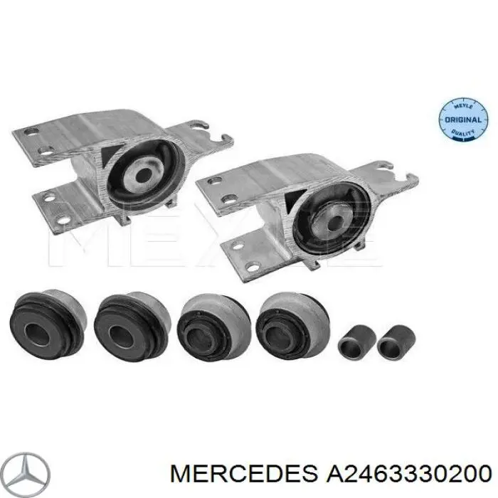 A2463330200 Mercedes silentblock de suspensión delantero inferior