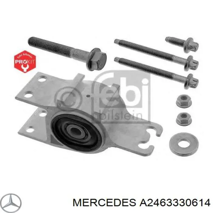 A2463330614 Mercedes silentblock de suspensión delantero inferior