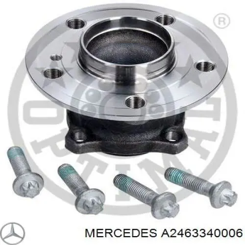 90397 Metalcaucho Buje de rueda trasero