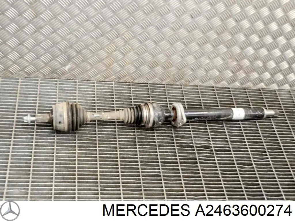 A2463600274 Mercedes semieje de transmisión intermedio