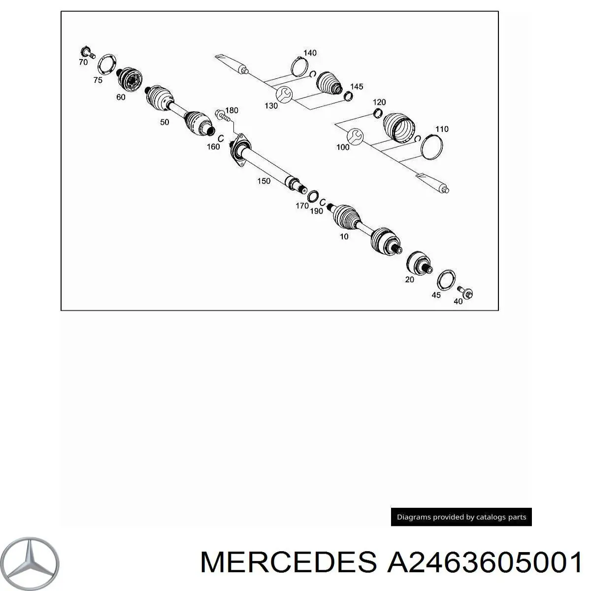 A2463605001 Mercedes 