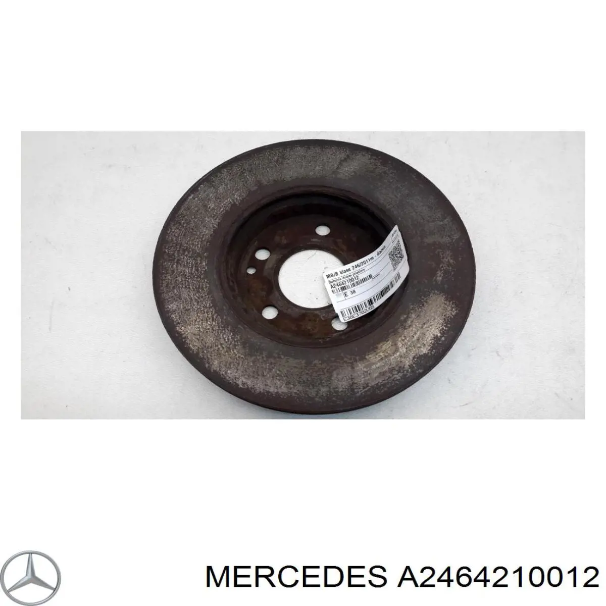 Disco de freno A2464210012 Mercedes