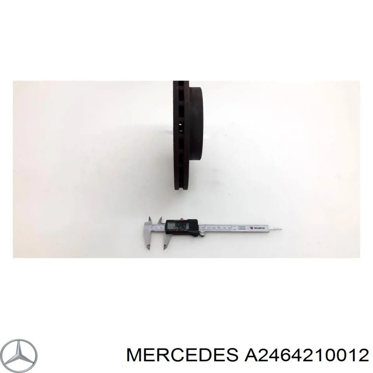 Frenos delanteros Mercedes A2464210012 precio, desde 36,43 EUR