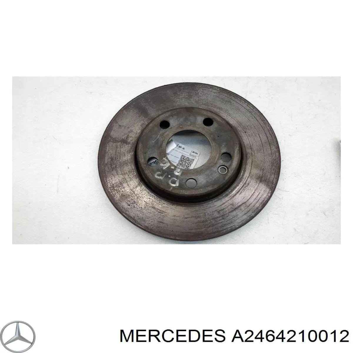 A2464210012 Mercedes disco de freno delantero