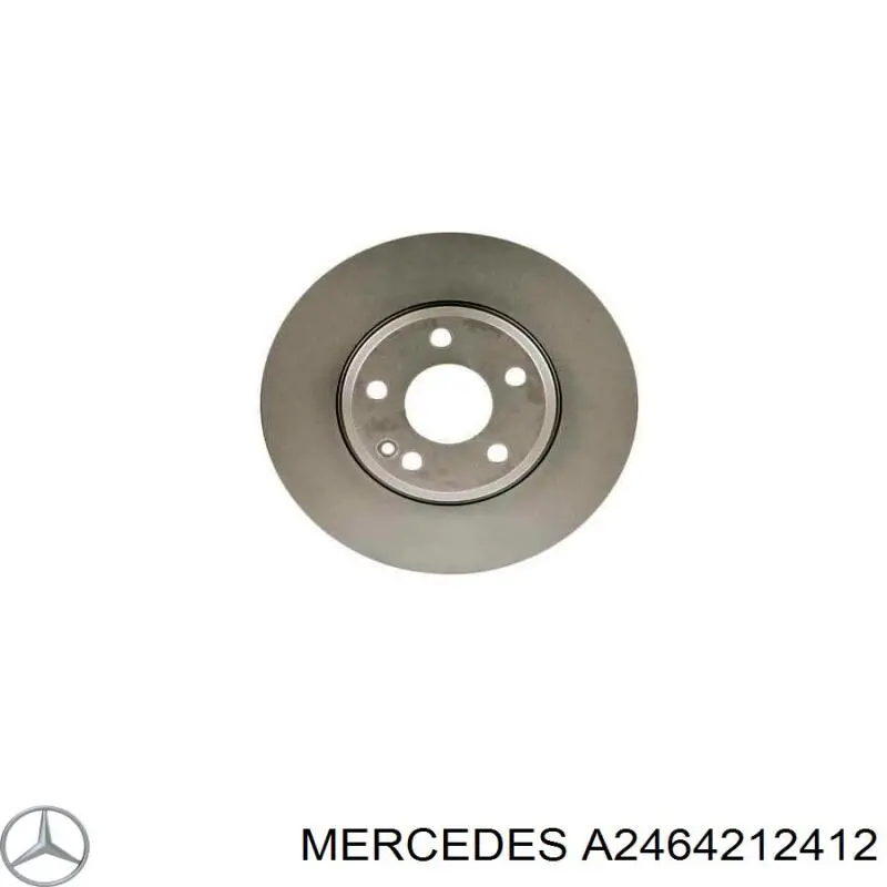 Comprar A2464212412 Mercedes Freno de disco delantero