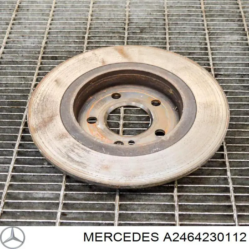 A2464230112 Mercedes disco de freno trasero