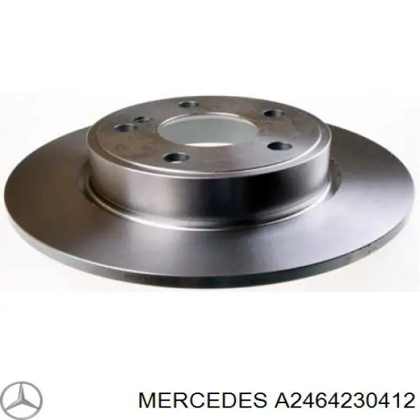 Disco de freno trasero A2464230412 Mercedes