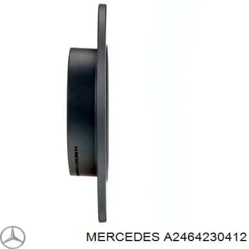 Comprar A2464230412 Mercedes Disco de freno trasero
