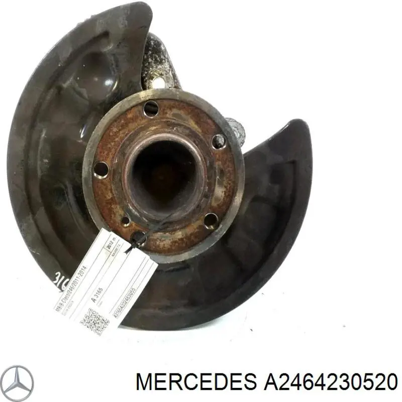 Protector de disco de freno trasero derecho Mercedes A2464230520 precio, desde 36,00 EUR