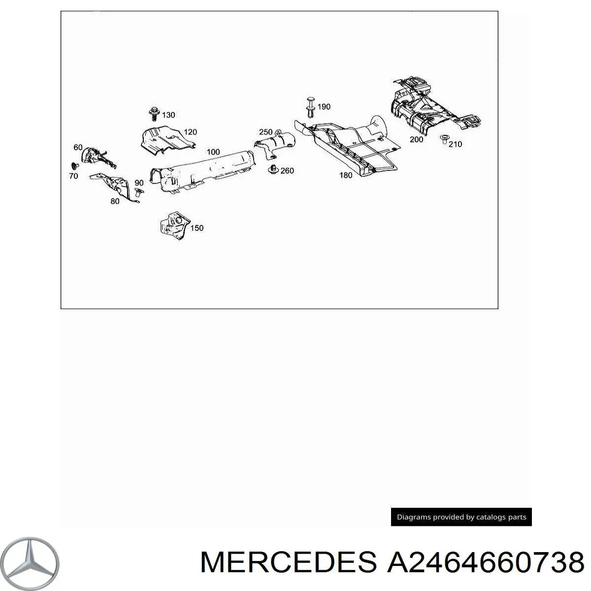  Mercedes A2464660738 precio, desde 11,68 EUR