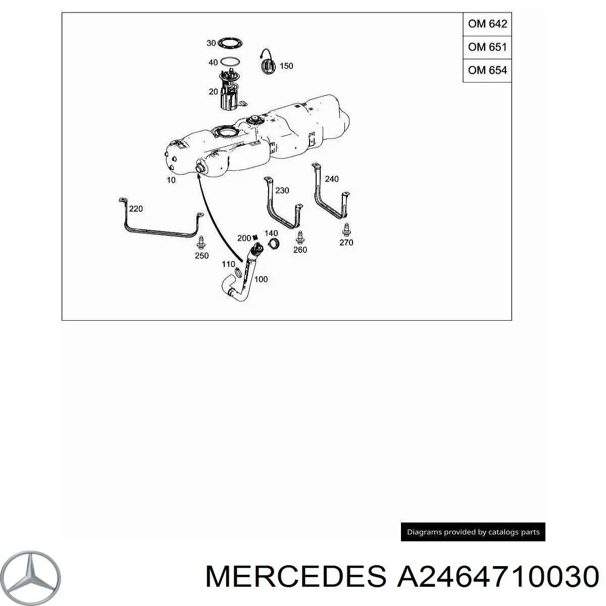 A2464710030 Mercedes 