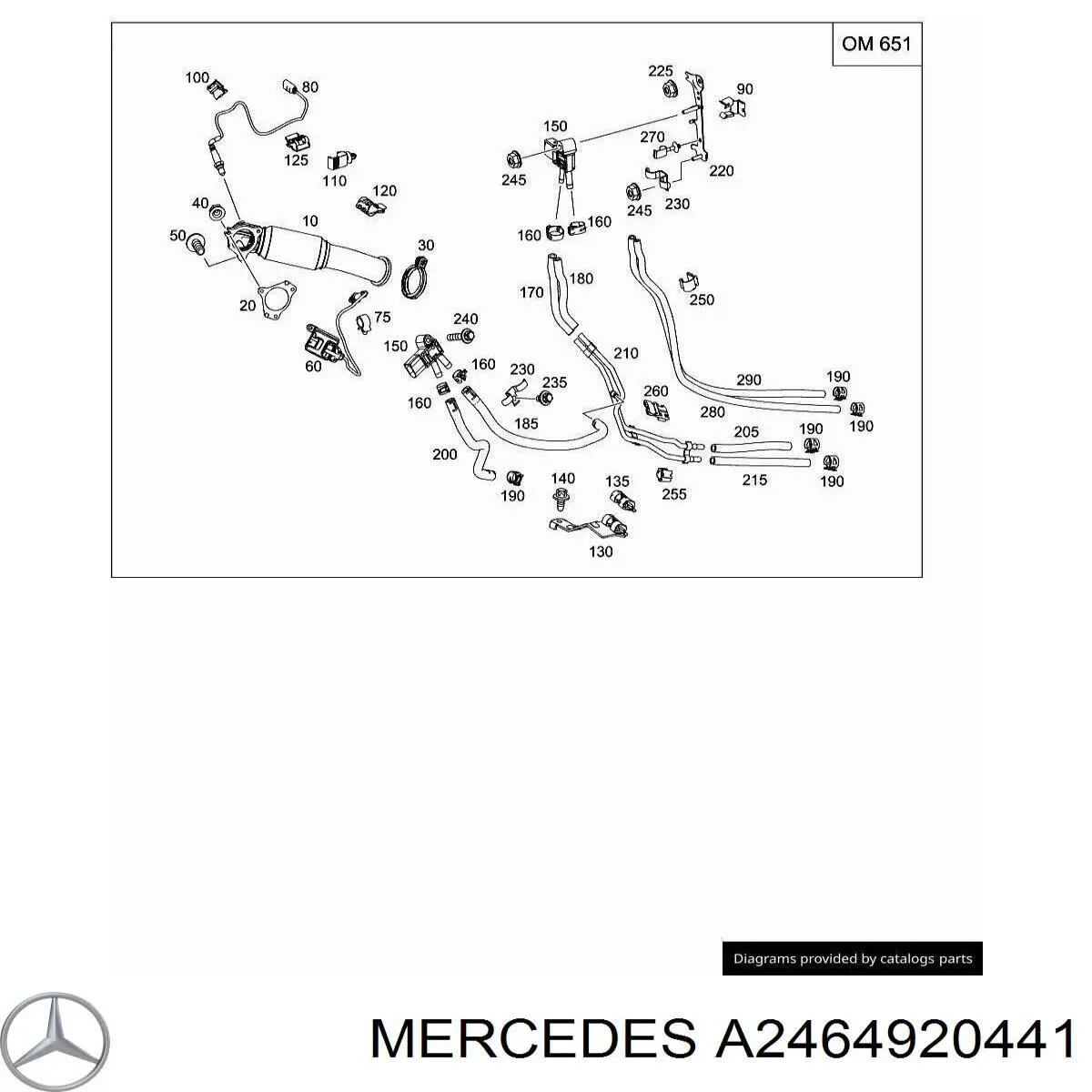  Mercedes A2464920441 precio, desde 15,64 EUR