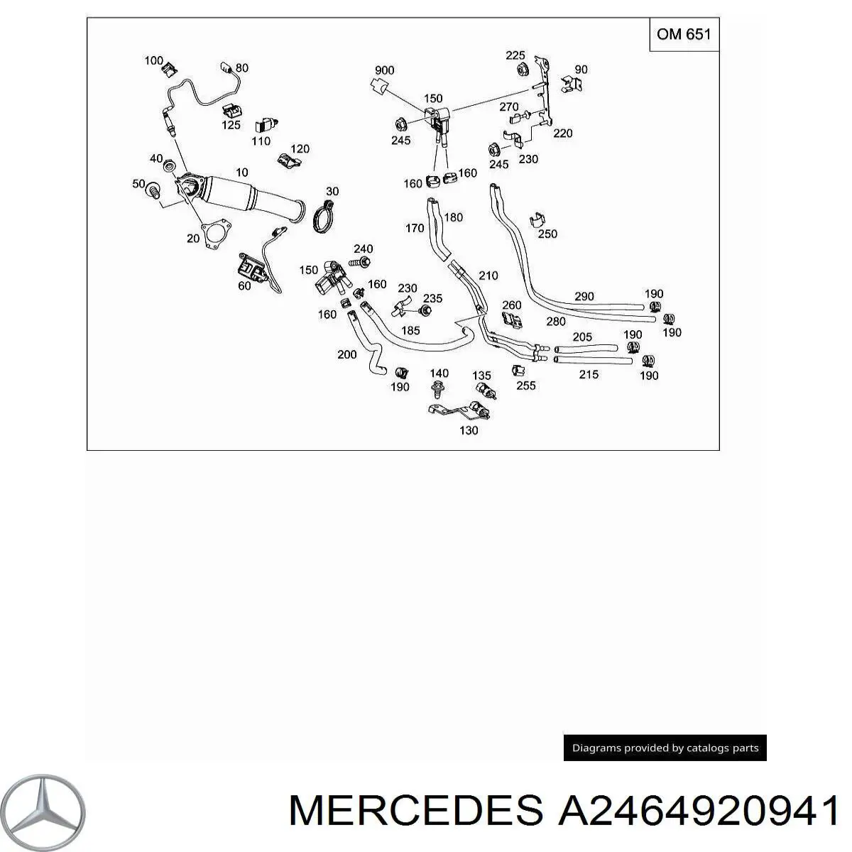  Mercedes A2464920941 precio, desde 16,36 EUR