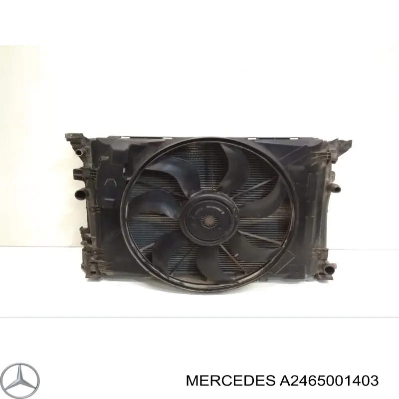 A2465001403 Mercedes radiador refrigeración del motor