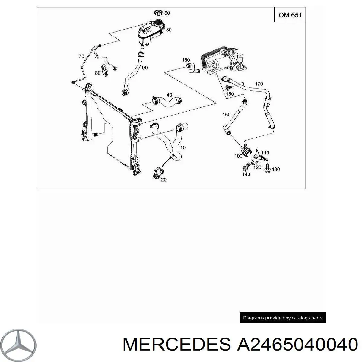 Comprar A2465040040 Mercedes 