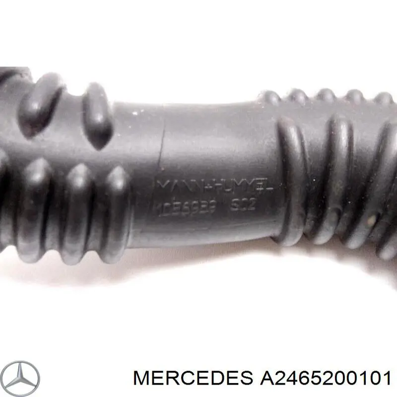 Tubo flexible de aire de sobrealimentación Mercedes A2465200101