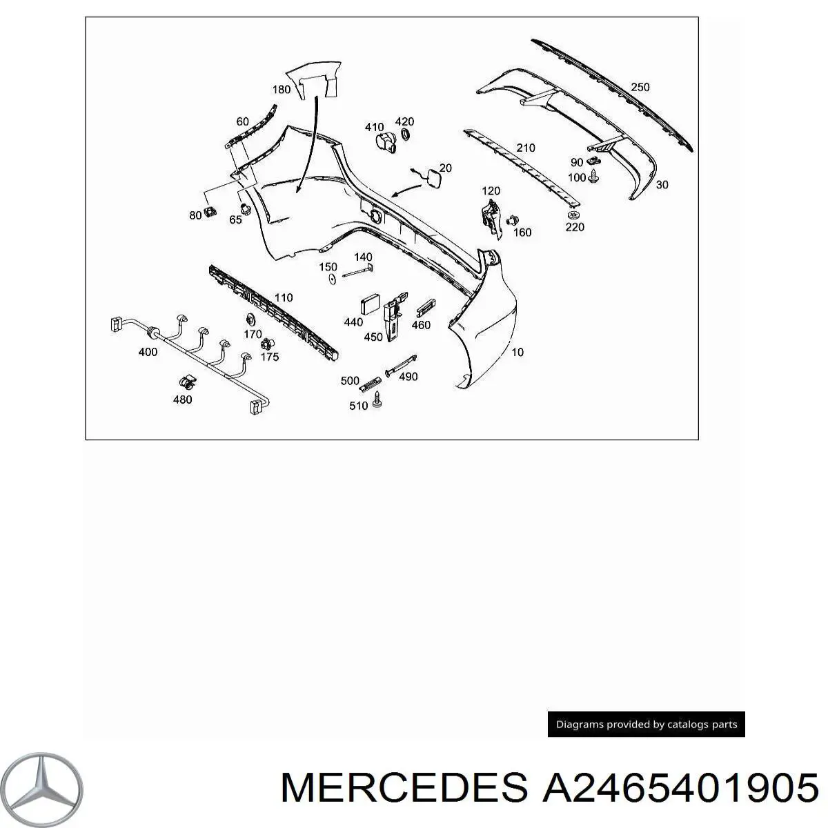 A2465401905 Mercedes