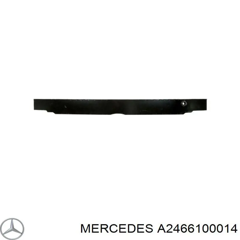 2466101100 Mercedes refuerzo paragolpes trasero