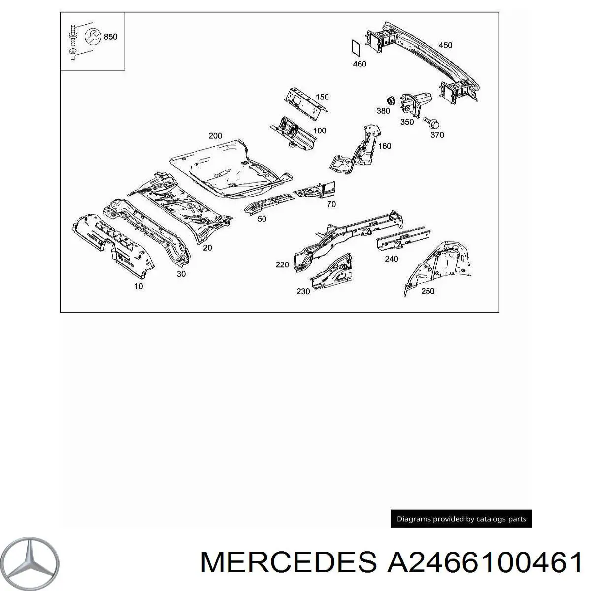 A2466100461 Mercedes 