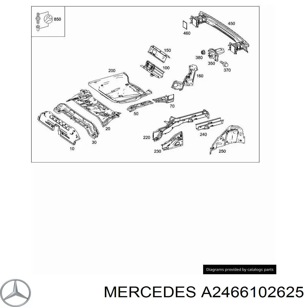 A2466102625 Mercedes 