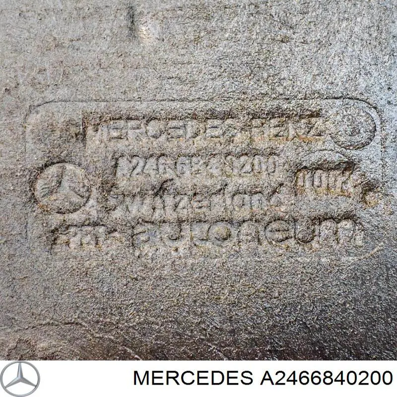 Comprar A2466840200 Mercedes Protección inferior derecha