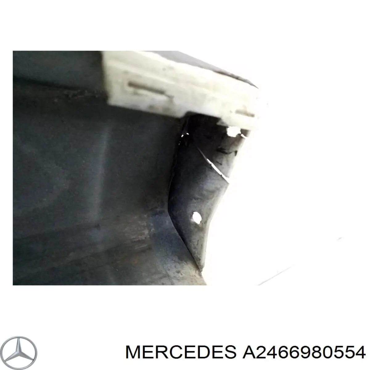 A2466980554 Mercedes Listón de acceso exterior izquierdo