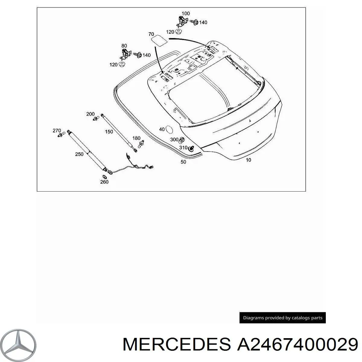  Mercedes A2467400029 precio, desde 14,16 EUR