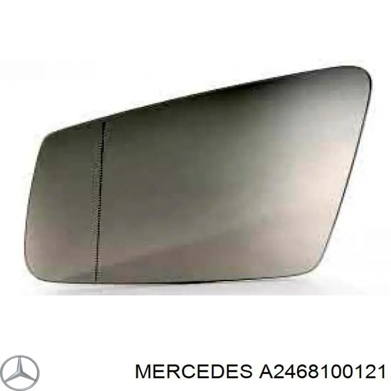 A2468100121 Mercedes espejo retrovisor izquierdo