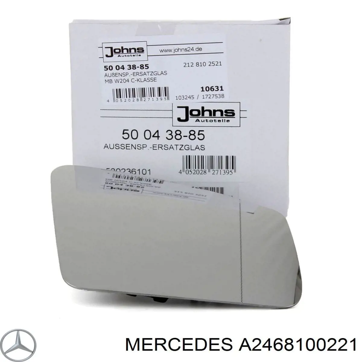 Cristal de espejo retrovisor derecho Mercedes A2468100221 precio, desde 23,87 EUR