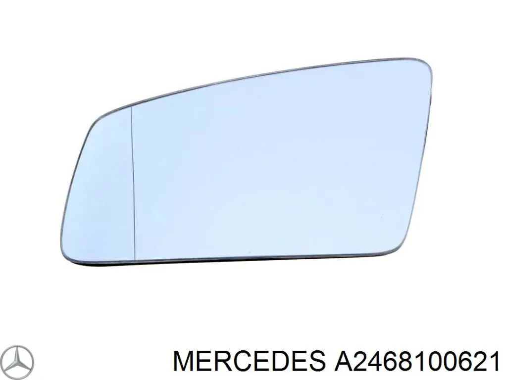 Cristal de espejo retrovisor derecho Mercedes A2468100621 precio, desde 51,83 EUR