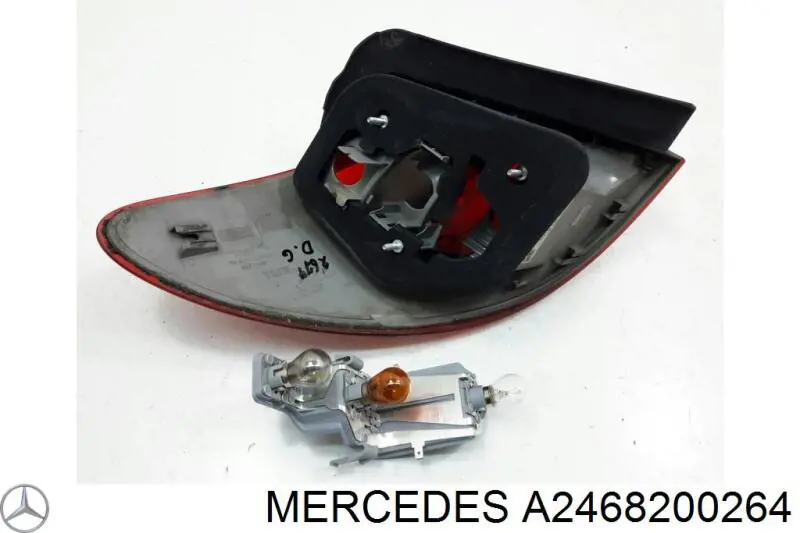 Piloto trasero exterior derecho Mercedes A2468200264 precio, desde 126,84 EUR