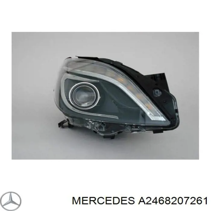 Faro derecho Mercedes A2468207261 precio, desde 838,04 EUR