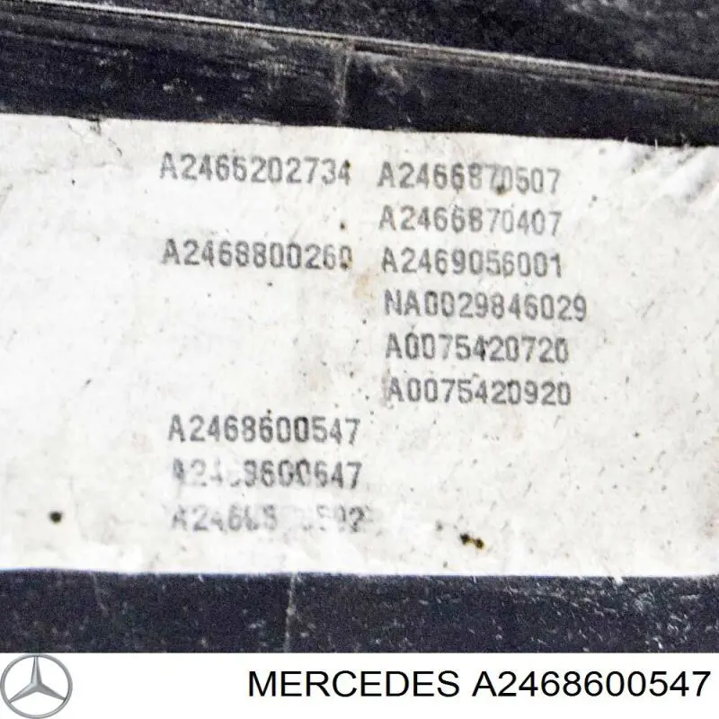Boquilla del lavaparabrisas izquierda Mercedes A2468600547 precio, desde 29,07 EUR