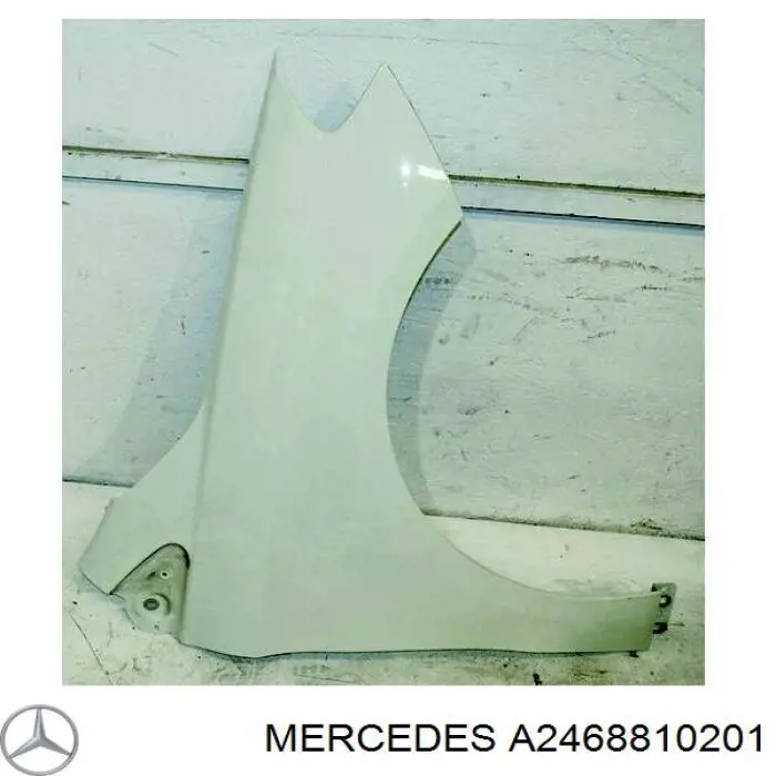 Guardabarros delanteros derecho Mercedes A2468810201 precio, desde 223,61 EUR