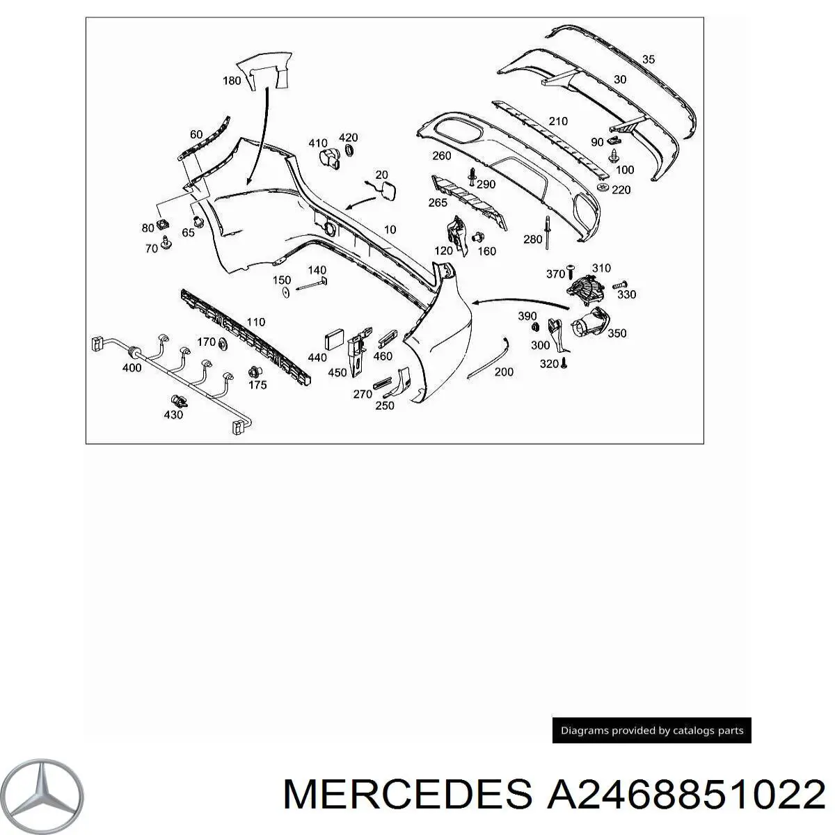  Mercedes A24688510229999