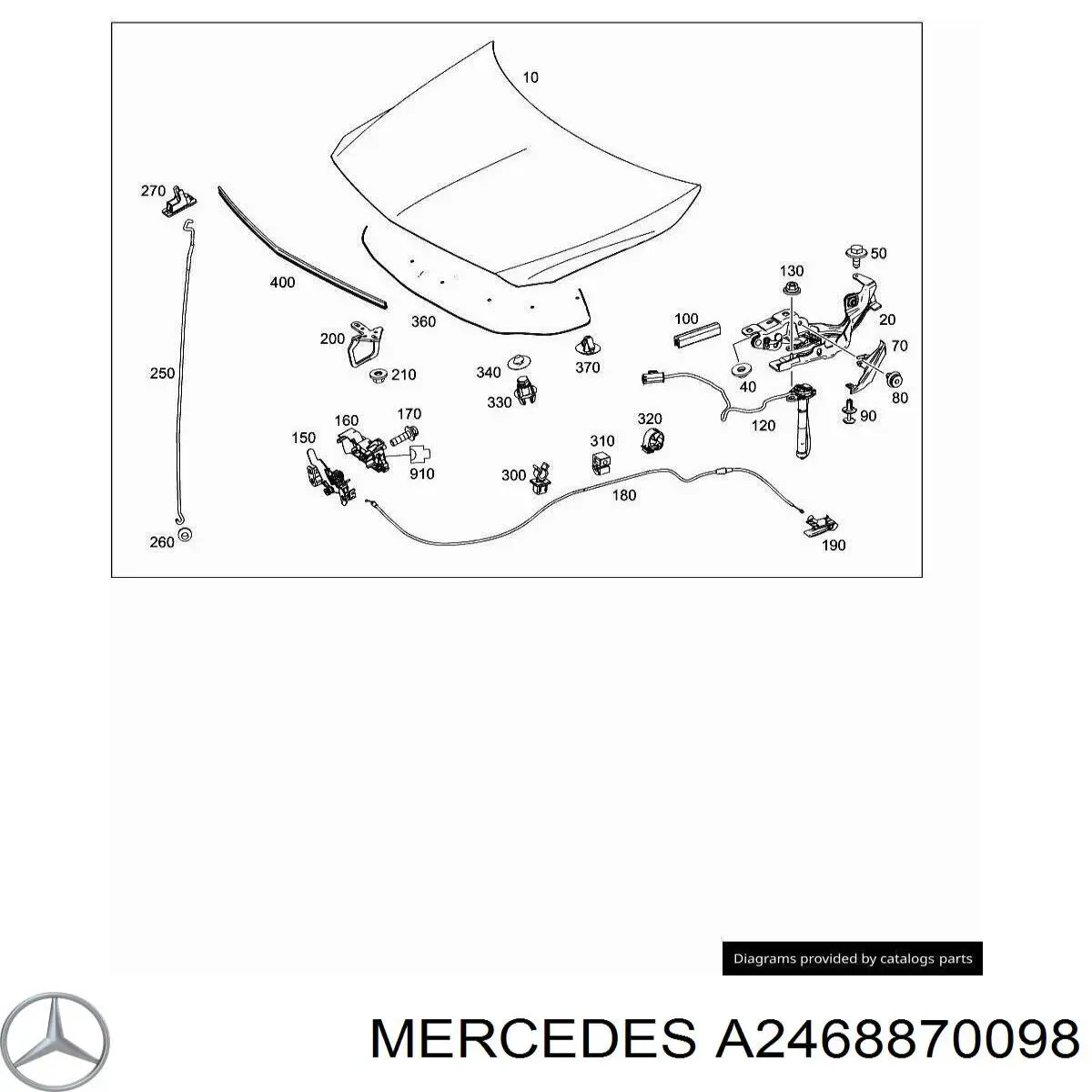  Mercedes A2468870098 precio, desde 29,12 EUR