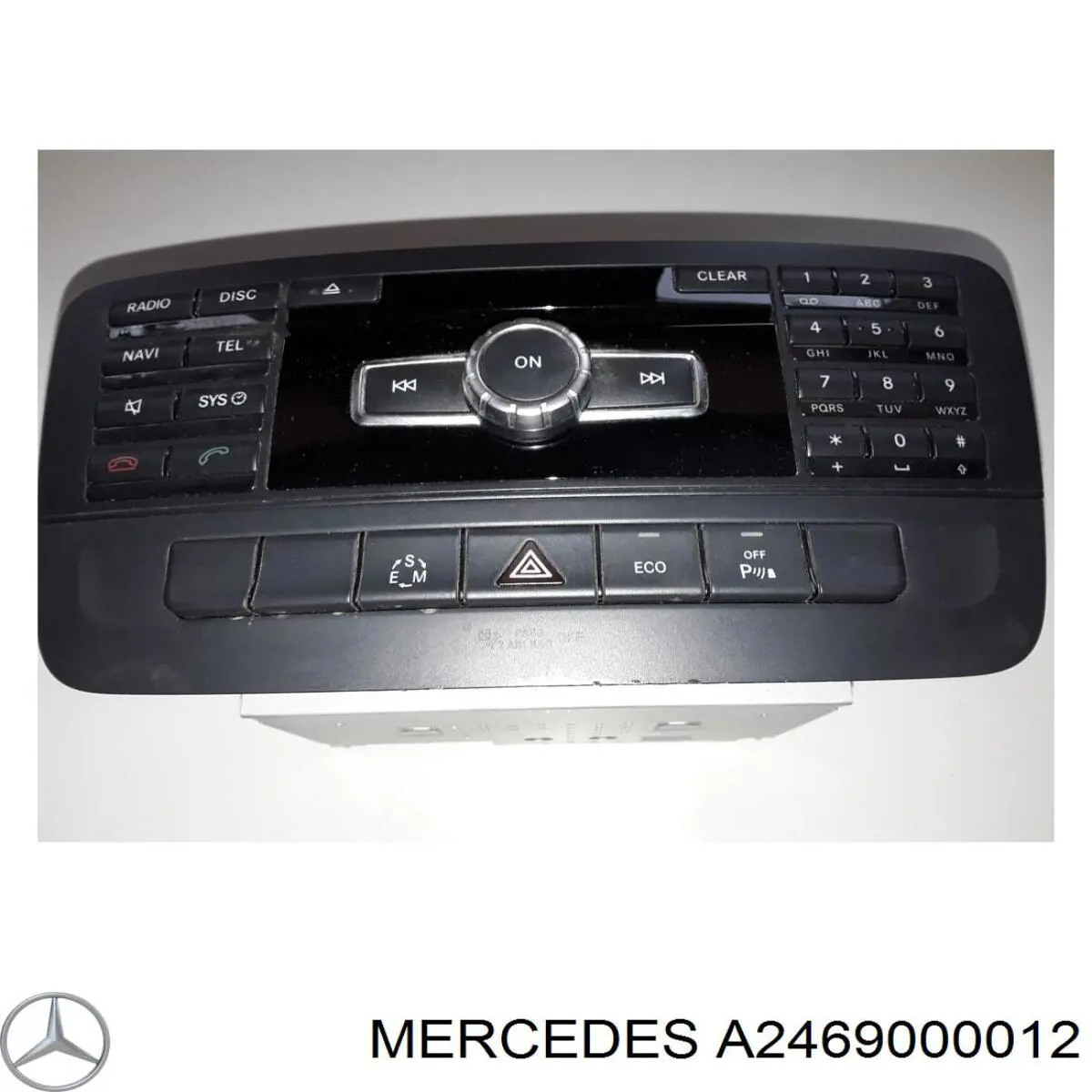 A2469000012 Mercedes Bloque de botones de la consola central