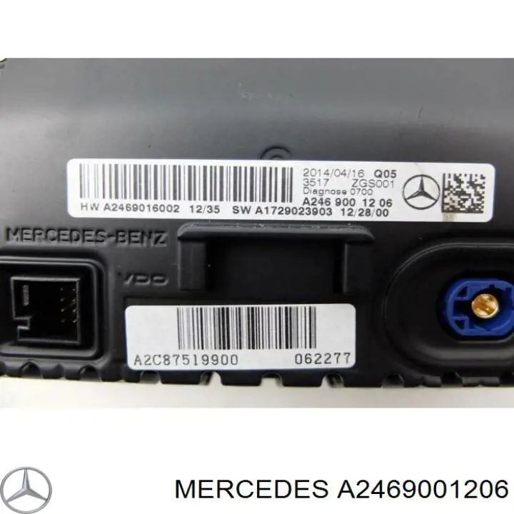 Pantalla multifunción Mercedes A2469001206 precio, desde 272,98 EUR