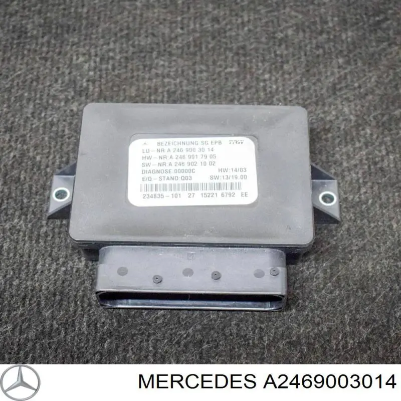 A2469003014 Mercedes unidad de control (modulo Del Freno De Estacionamiento Electromecanico)