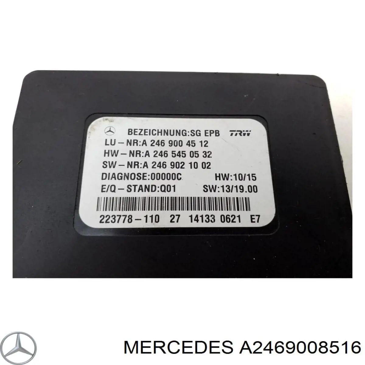 Comprar A2469008516 Mercedes Módulo del freno de estacionamiento electromecánico