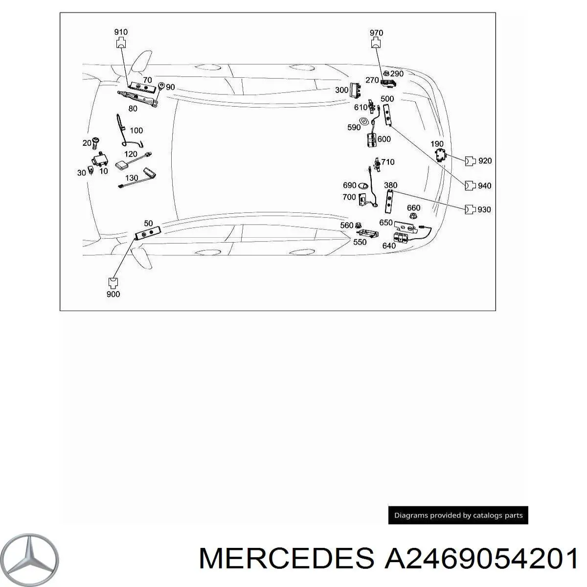 Antena Mercedes A2469054201 precio, desde 81,31 EUR