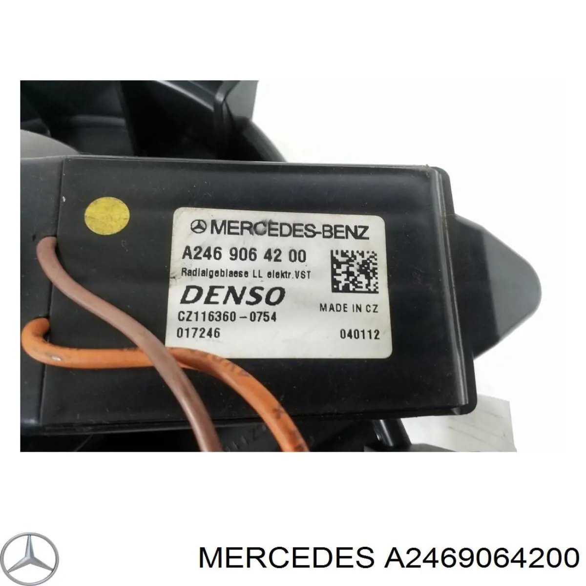 A2469064200 Mercedes Ventilador de habitáculo