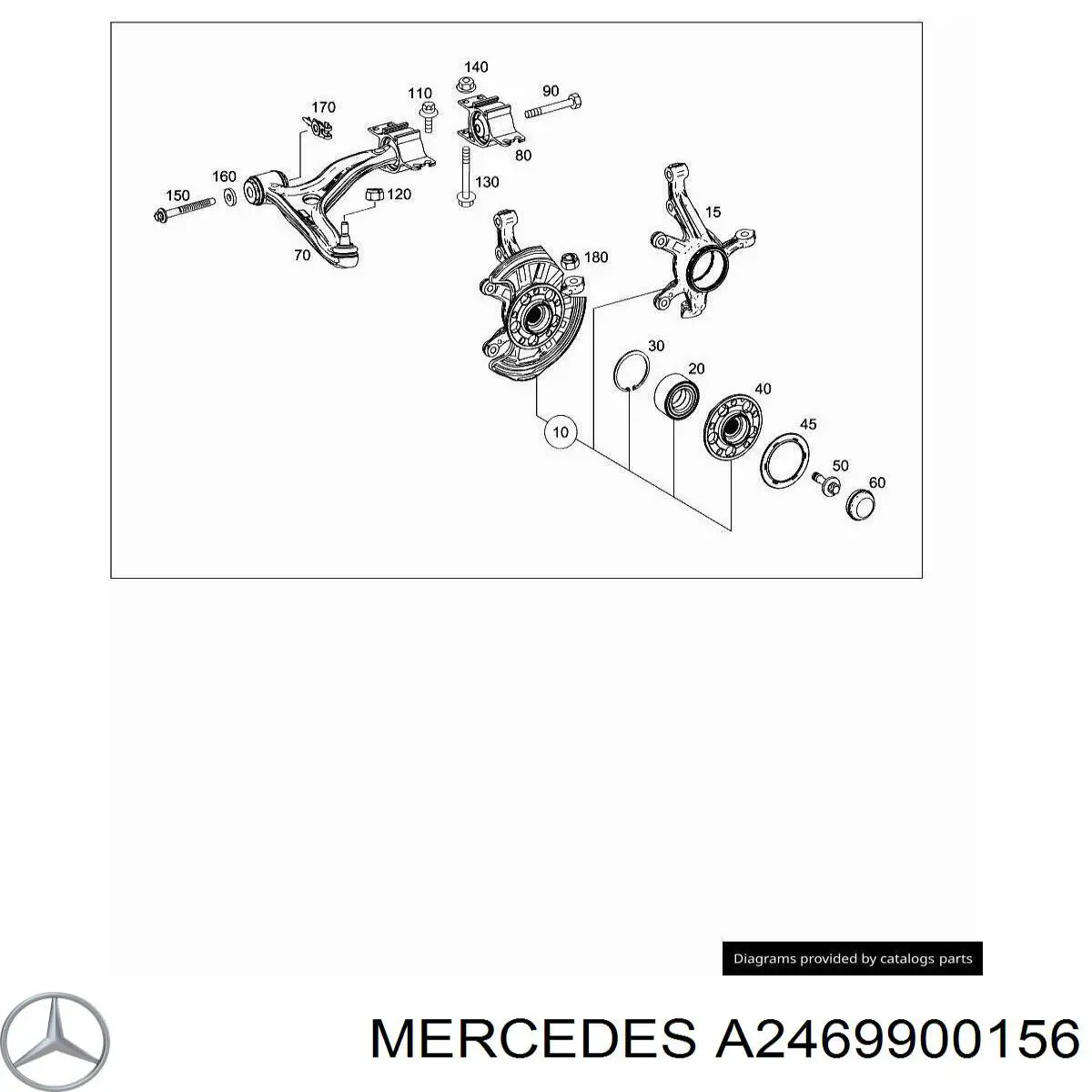  Mercedes A2469900156 precio, desde 12,13 EUR