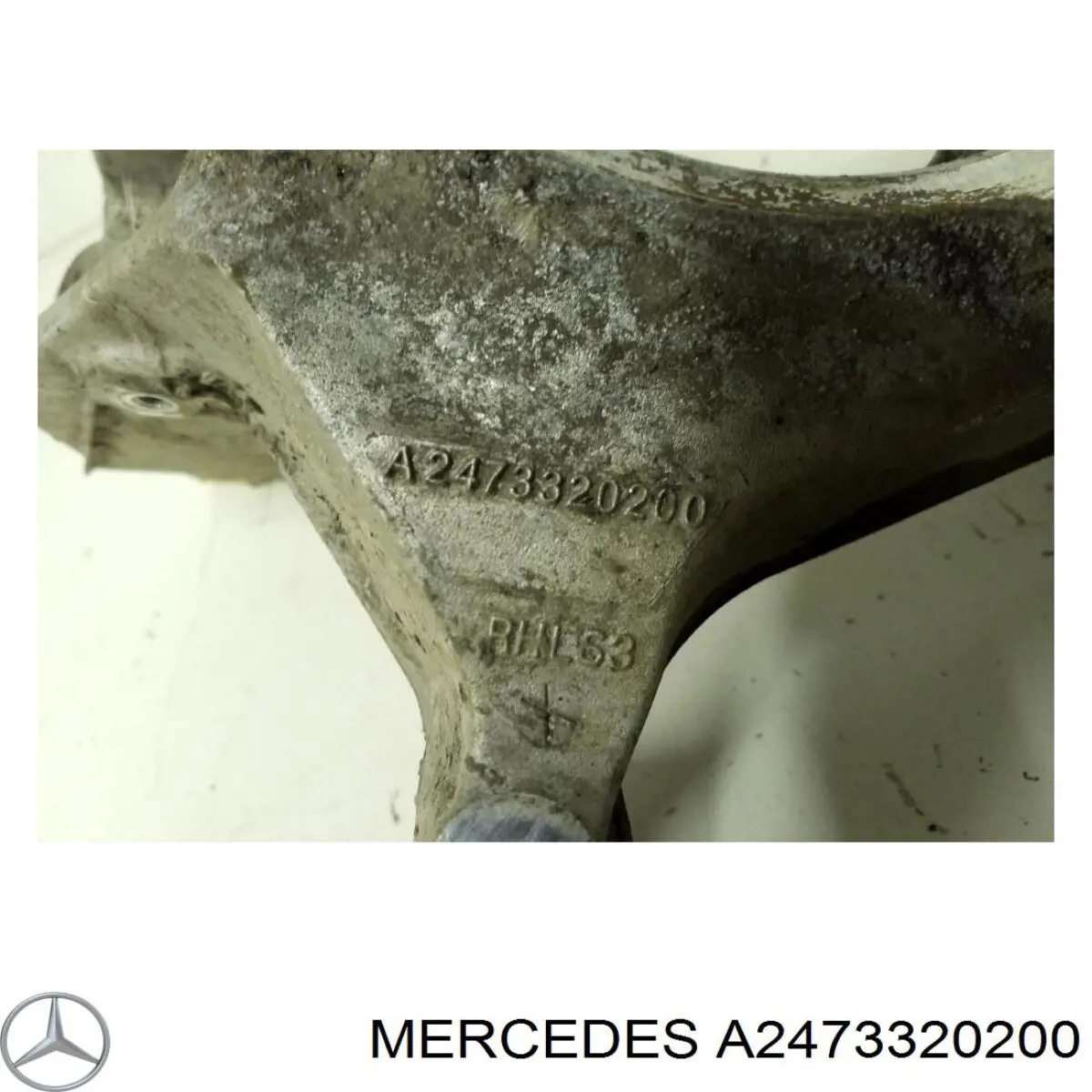A2473320200 Mercedes Mangueta delantera derecha