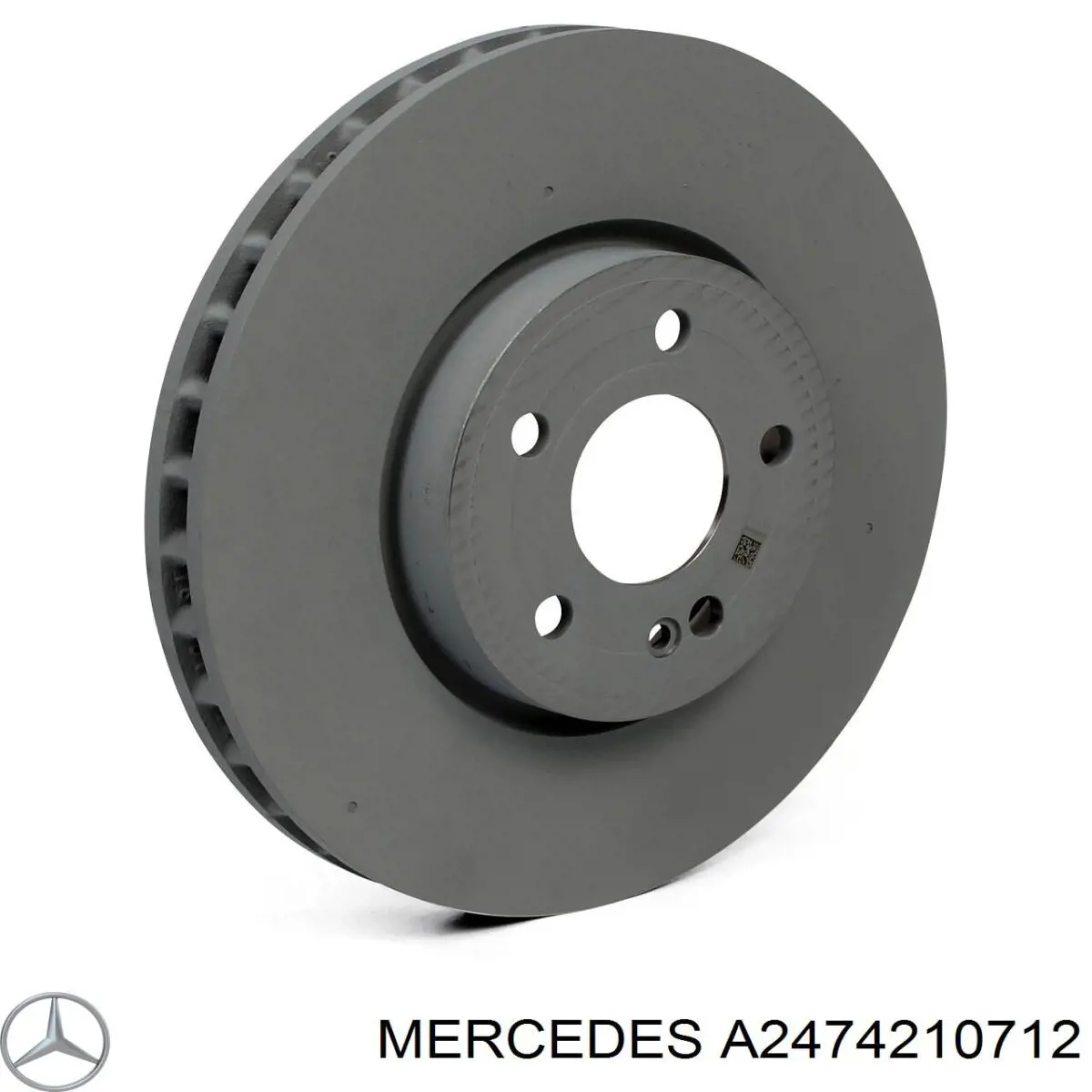 A2474210712 Mercedes disco de freno delantero