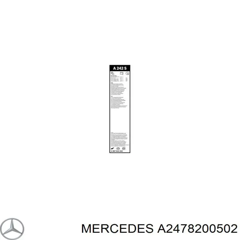  Mercedes A2478200502 precio, desde 88,58 EUR
