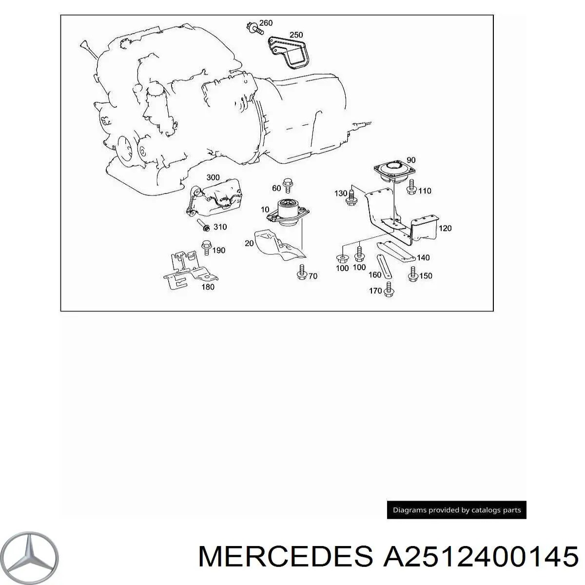 A2512400145 Mercedes