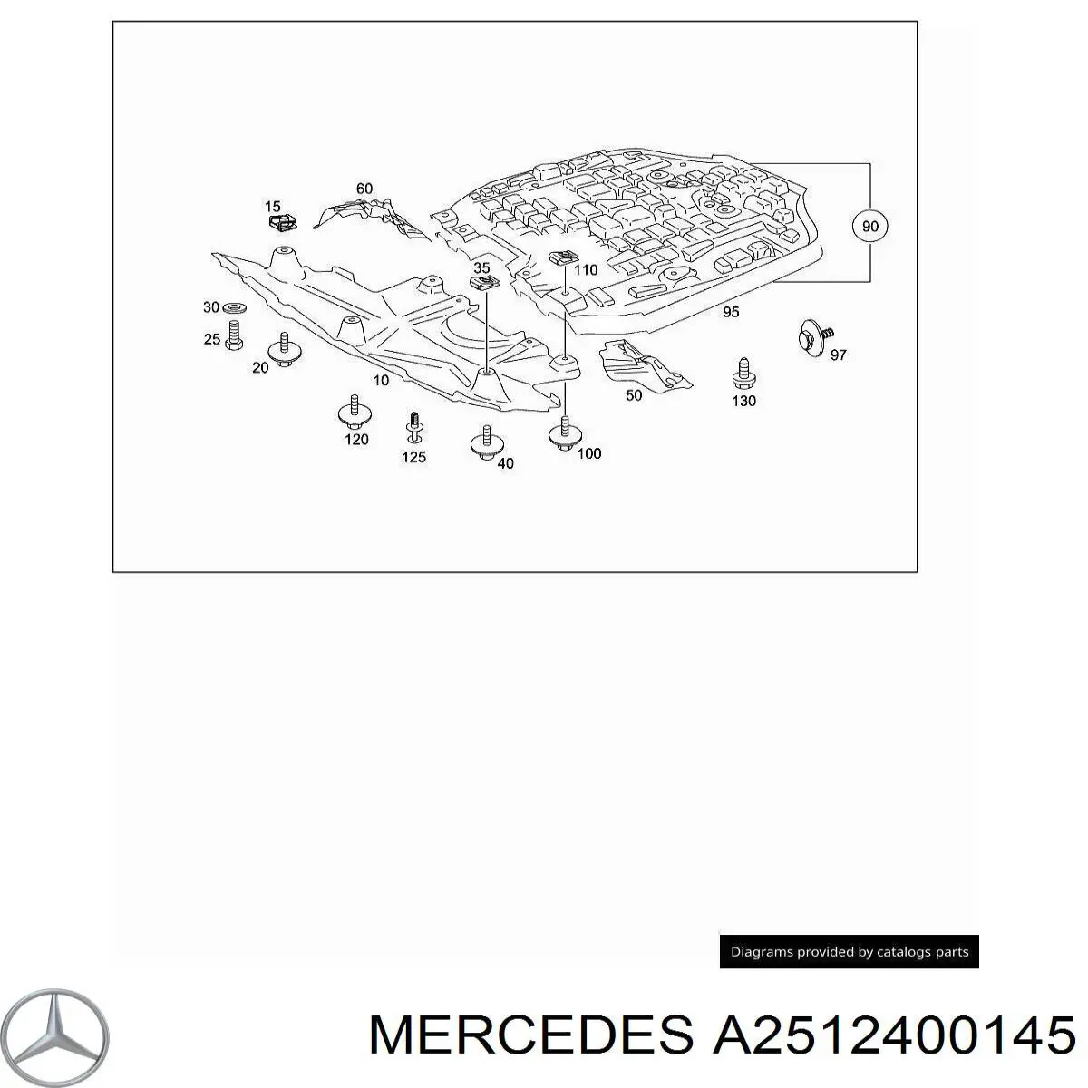  Mercedes A2512400145 precio, desde 73,75 EUR