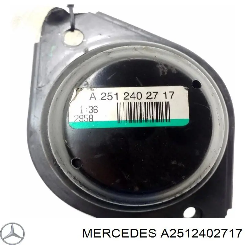 2512404317 Mercedes Almohada del Motor Izquierda / Derecha