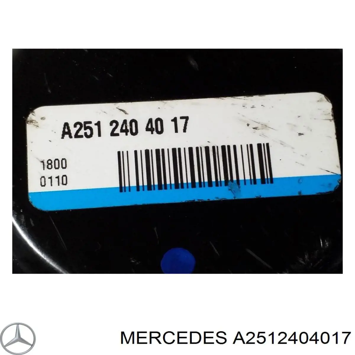 A2512404017 Mercedes soporte de motor, izquierda / derecha